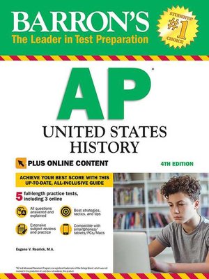 cover image of AP United States History with Online Tests